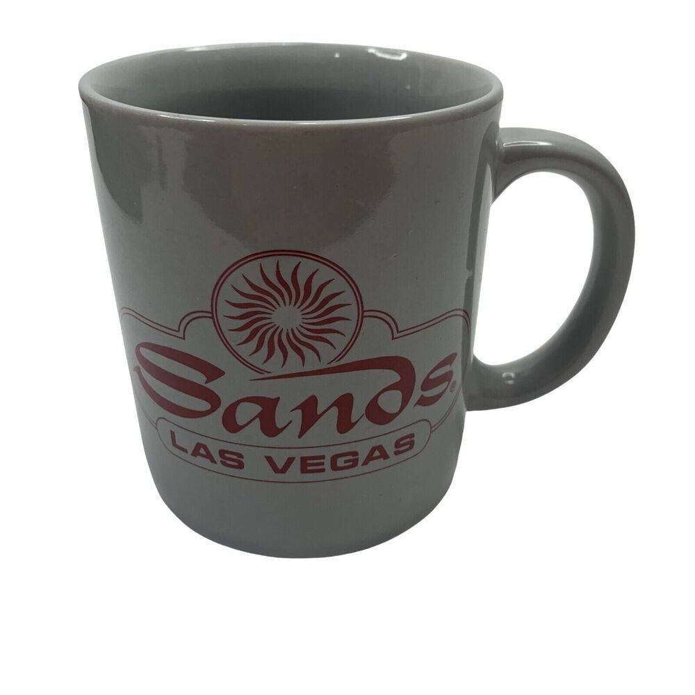 Vtg‎ SANDS Hotel and Casino Las Vegas Porcelain Coffee Mug Tea Cup Souvenir Gift